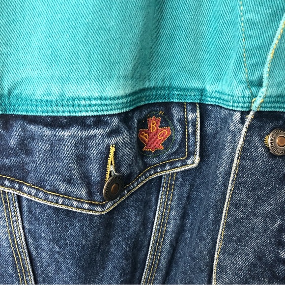Amazing 90s Bugle Boy Denim Hooded Jacket - Picture 3 of 6